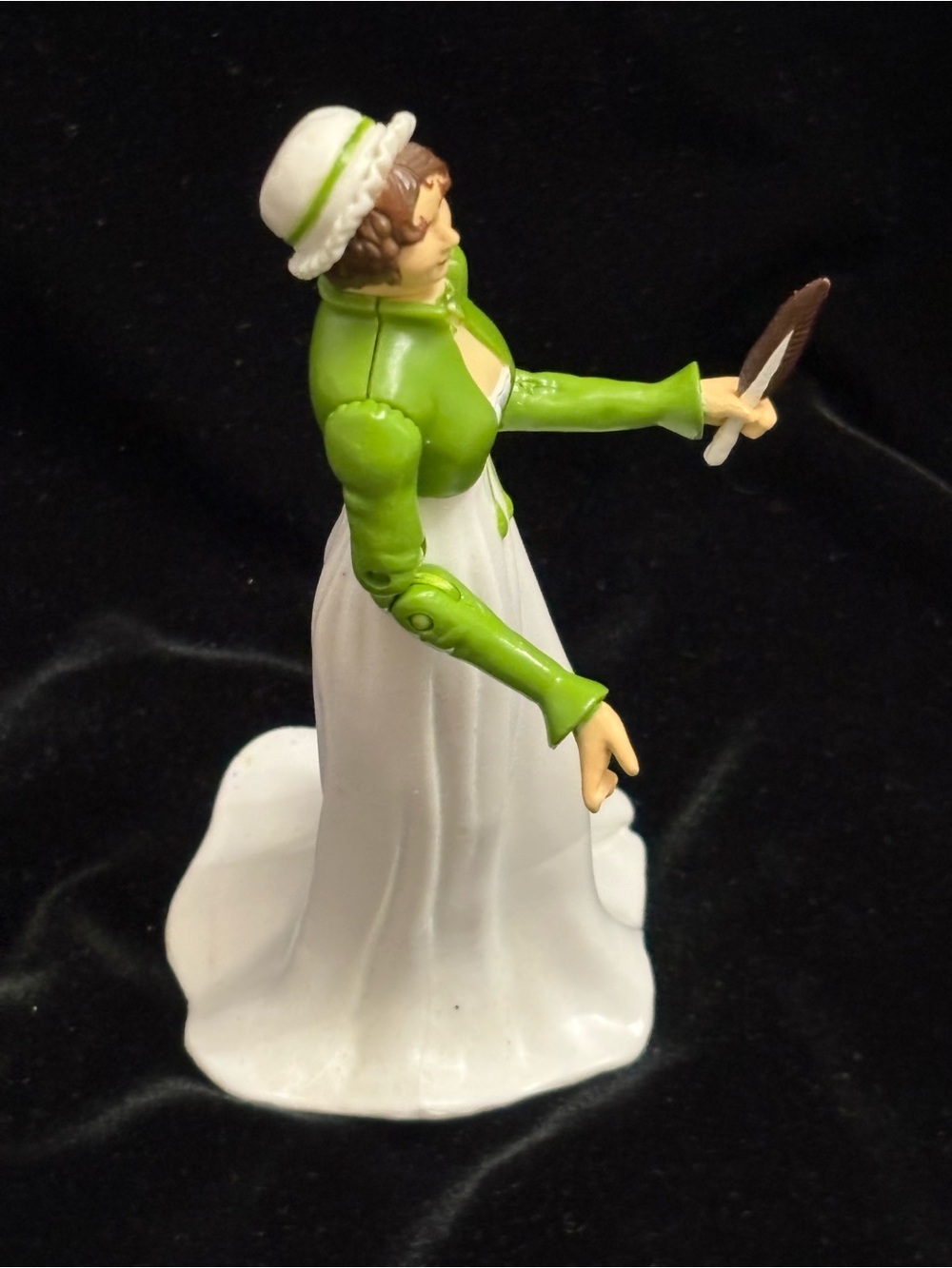 Jane Austen Posable Action Figure w/ Quill, Book, & Writing Desk - Picture 6 of 8